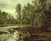 Valentin Serov the Overgrown Pond. Domotcanovo Spain oil painting artist